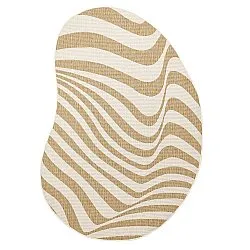 Tæpper til indendørs/udendørs brug - utomhusmatta - Remina (natur/hvid)