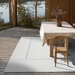 Tæpper til indendørs/udendørs brug - utomhusmatta - Rhea (hvid)