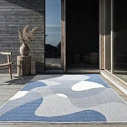 Tæpper til indendørs/udendørs brug - utomhusmatta - Somerville (blå)