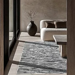 Tæpper til indendørs/udendørs brug - utomhusmatta - Vaura (sort/hvid)