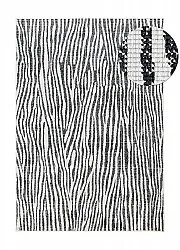 Tæpper til indendørs/udendørs brug - utomhusmatta - Vaura (sort/hvid)