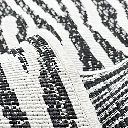 Tæpper til indendørs/udendørs brug - utomhusmatta - Vaura (sort/hvid)