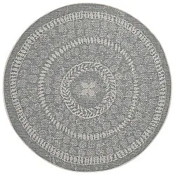 Runde tæpper - Indoor/Outdoor Malcolm (grå)