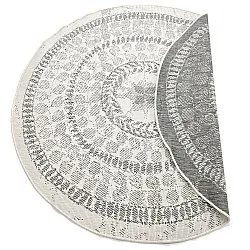 Runde tæpper - Indoor/Outdoor Malcolm (grå)