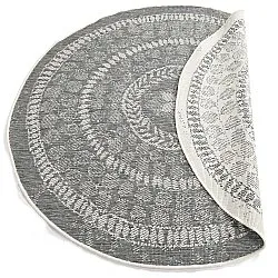 Runde tæpper - Indoor/Outdoor Malcolm (grå)