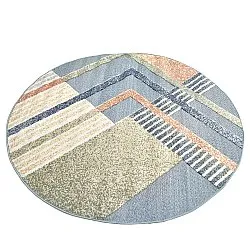 Runde tæpper - Indoor/Outdoor Trivia (blå/multi)