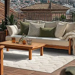 Tæpper til indendørs/udendørs brug - Beau (beige)