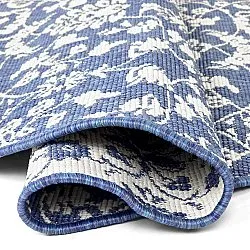 Rundt tæppe - Brussels Ocean (blå)