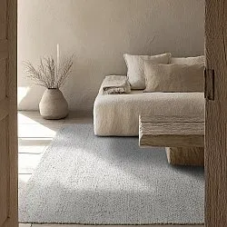Tæpper til indendørs/udendørs brug - Arco Wool Look (grå/beige)