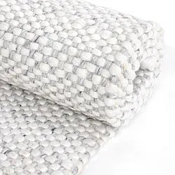Tæpper til indendørs/udendørs brug - Orta Wool Look (lysegrå)