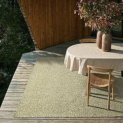 Tæpper til indendørs/udendørs brug - Orta Wool Look (mosgrøn)