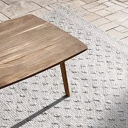 Tæpper til indendørs/udendørs brug - Todi Wool Look (grå/beige)