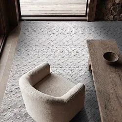Tæpper til indendørs/udendørs brug - Todi Wool Look (grå/beige)