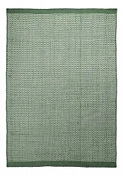Tæpper til indendørs/udendørs brug - Coastal Wool Look (grøn/hvid)