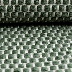 Tæpper til indendørs/udendørs brug - Coastal Wool Look (grøn/hvid)