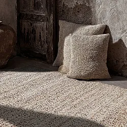 Tæpper til indendørs/udendørs brug - Milford Wool Look (grå/beige)