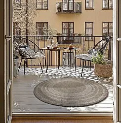 Runde tæpper - Indoor/Outdoor Angus (beige)