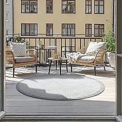 Rundt tæppe - Monsaraz (grå)