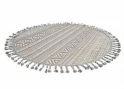 Runde tæpper - Indoor/Outdoor Athena (grå)