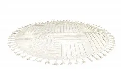 Runde tæpper - Campbell (offwhite)