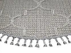 Runde tæpper - Indoor/Outdoor Santos (grå)