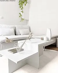 Wilton-tæppe - Sunayama (hvid)