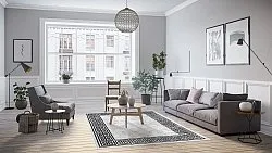 Wilton-tæppe - Kuba (hvid)