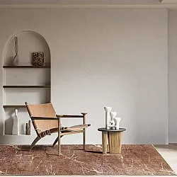 Wilton-tæppe - Nara (brun/guld)