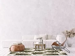 Wilton-tæppe - Falling Leaves (grøn)