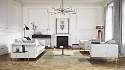 Wilton-tæppe - Jervis (grå/beige)