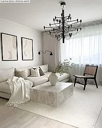 Uldtæppe - Coastal (creme)