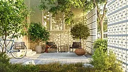 Tæpper til indendørs/udendørs brug - Harvey (grøn)