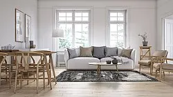 Wilton-tæppe - Sovana (grå)