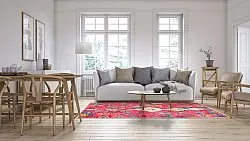 Wilton-tæppe - Misare (lyserød/multi)