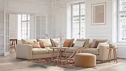 Wilton-tæppe - Idri (rød/multi)