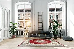 Wilton-tæppe - Lukla (rød)