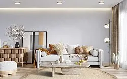 Runde tæpper - Pike (beige)