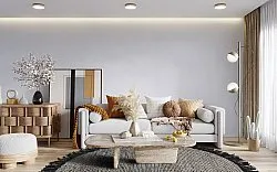 Runde tæpper - Pike (sort)