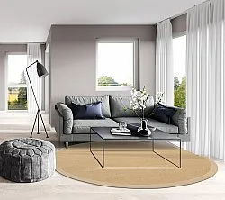 Runde tæpper (sisal) - Agave (beige/elfenben)