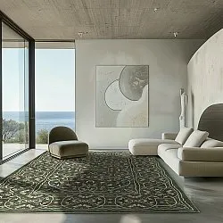 Wilton-tæppe - Dara (grøn)