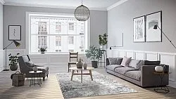 Ryatæpper - Cosy (silver)