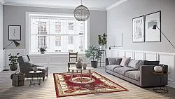 Wilton-tæppe - Marand (rød)