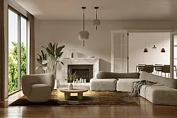 Wilton-tæppe - Agost (brun/beige)