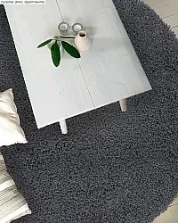 Runde tæpper - Antuco (mørkegrå)