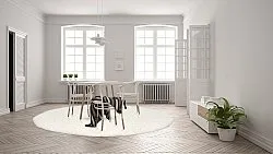 Runde tæpper - Antuco (hvid)