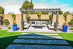 Tæpper til indendørs/udendørs brug - Beau (blå)