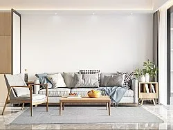 Uldtæppe - Bibury (lysegrå)