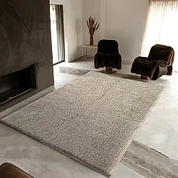 Ryatæpper - Enya Natural Cotton Shaggy (natur)