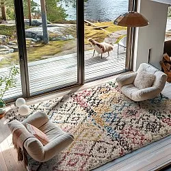 Ryatæpper - Maloney Natural Cotton Shaggy (multi)