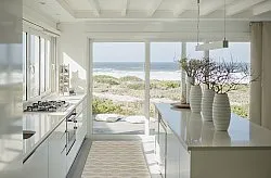 Plasttæpper - Camden (beige/hvid)